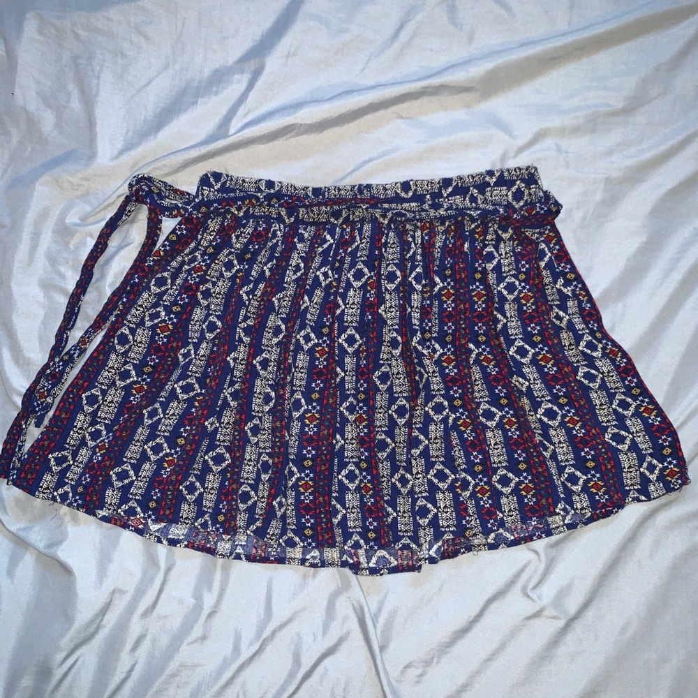 Aztec Patterned Mini Skirt